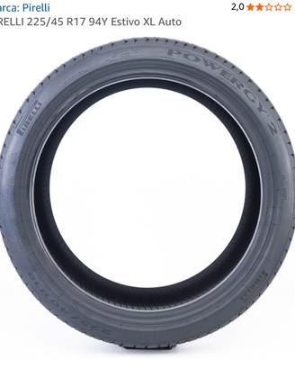 N* 2 Gomme 225/45/17 Y estive