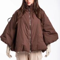 Piumino cappa marrone cioccolato