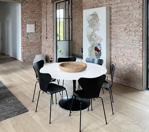 ALIVAR Tavolo Tulip da 120 cm in Bianco (NUOVO)