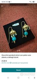 Orecchini pendenti dallo stile etnico e boho-chic 