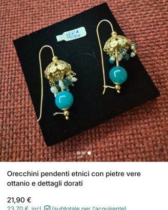 Orecchini pendenti dallo stile etnico e boho-chic 