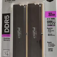 RAM Crucial Pro DDR5 32GB (2x16GB) 6000MHz CL36