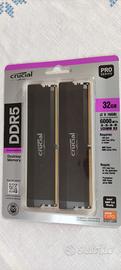 RAM Crucial Pro DDR5 32GB (2x16GB) 6000MHz CL36