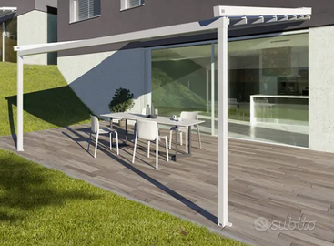 Pergola con telo retrattile