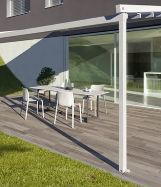 Pergola con telo retrattile