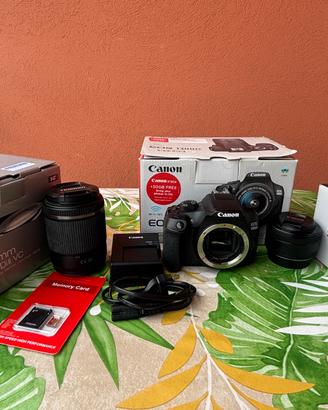 Fotocamera EOS-1300D Canon con accessori