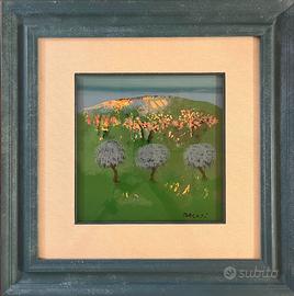 Quadro "Paesaggio Umbro" di Manlio Bacosi