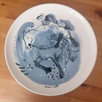 Aurelio Caminati piatto in ceramica 