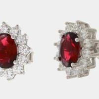 Orecchini argento con zirconi