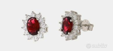 Orecchini argento con zirconi