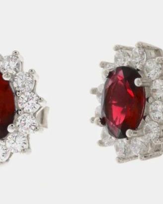 Orecchini argento con zirconi