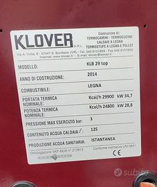 Caldaia a legna per impianto termico