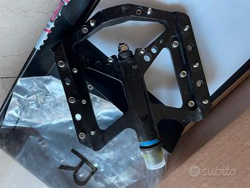 Pedali bici mtb flat HT alluminio