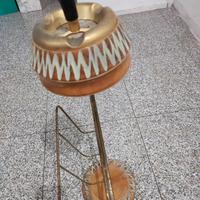 posacenere portariviste da pavimento vintage