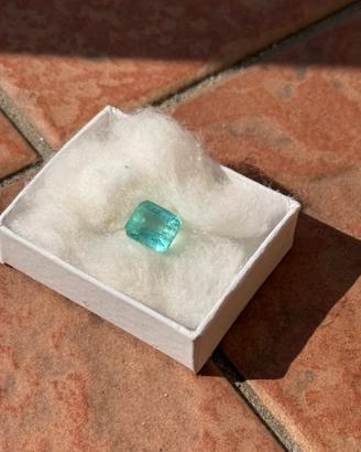 Smeraldo naturale (con certificato)