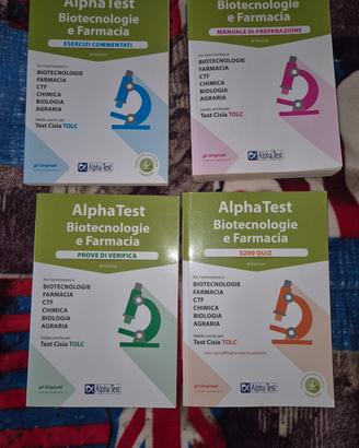 Alpha test biotecnologie e farmacia