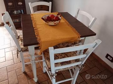 Tavolo rustico shabby