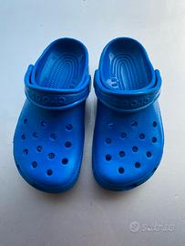 Crocs classic clog T, Blu, Je