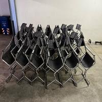 Sedia pieghevole in metallo