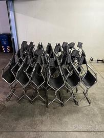 Sedia pieghevole in metallo