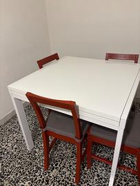 Tavolo bianco laccato