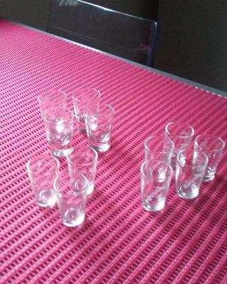 BICCHIERINI DA LIQUORE SERIE DIVERSE ANNI 50