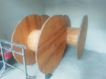 Bobina tavolo in legno 1600x1600 per esterni