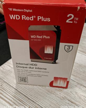 Hard disk Wd red nas plus  2Tb