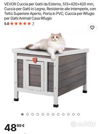 CUCCIA CON RAMPA PER ANIMALI