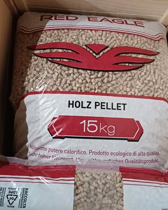 PELLET - 5 sacchi da 15 kg  - Red Eagle