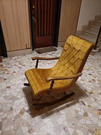 poltrona dondolo vintage