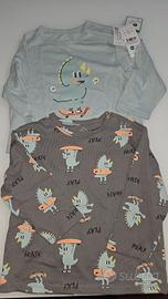 Maglie dinosauro da bambino 18/24 mesi
