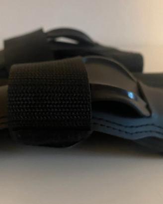 Polsiere roller skateboard adulto FIT 500 nere S