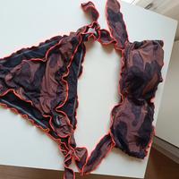 Costume bikini con fascia, fantasia militare, RRD