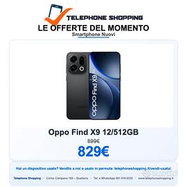Oppo Find X9 12/512GB Nuovo