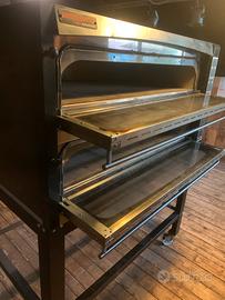 Forno pizza elettrico doppia camera 6+6 Prismafood