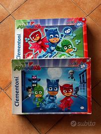 Lotto 2 puzzle PJ Masks Clementoni Maxi