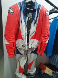 Tuta divisibile moto paraschiena stivali 