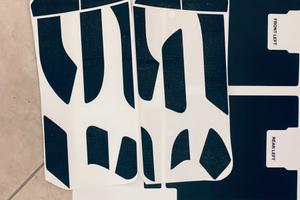 Adesivi grafiche serbatoio bmw gs 1200 1250 adv