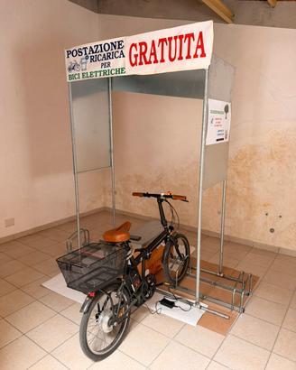 Postazione si RICARICA SOLARE per E-BIKE