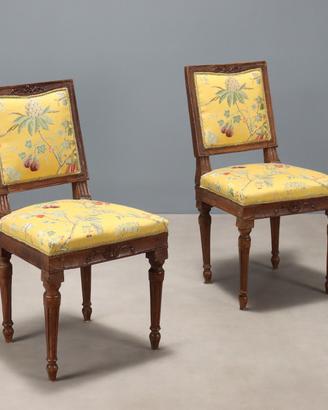 Coppia di Sedie Neoclassiche - Fine XVIII Secolo