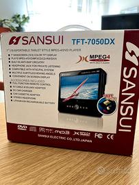 Lettore DVD Portatile Auto Sansui 7" Kit Full