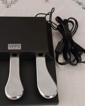 Pedaliera tripla VFP3 per pianoforte 