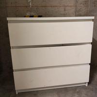 CASSETTIERA BIANCA 80cm