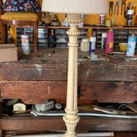 Lampada ricavata da candelabro