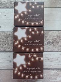 Set 3 luci pan di stelle