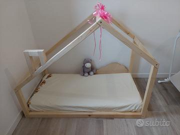 Letto basso a pavimento Montessori Evolutivo