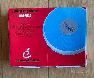Lettore cd portatile Schaub Lorenz CDP2532 NUOVO