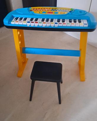 Tastiera gioco Bontempi con sgabellino