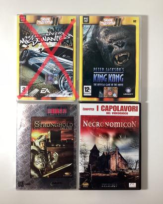 Giochi per Pc: King Kong, Stronghold, Necronomicon